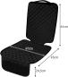 Preview: Auto Kindersitz Unterlage Schutz Schoner isofix Organizer gesteppt 130,5 x 47 cm