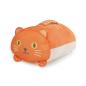 Preview: Kikkerland Katze Wäschesack Netz Orange Handy Cat Laundry Bag 25 x 15,5 x 2,5 cm