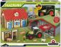 Preview: Kinder Spielzeug Farm Set Bauernhof Claas Trecker Traktor Anhänger Tiere Silo