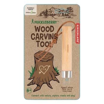 Huckleberry Outdoor Wood Carving Tool Kinder Holz Schnitzmesser runde Klinge