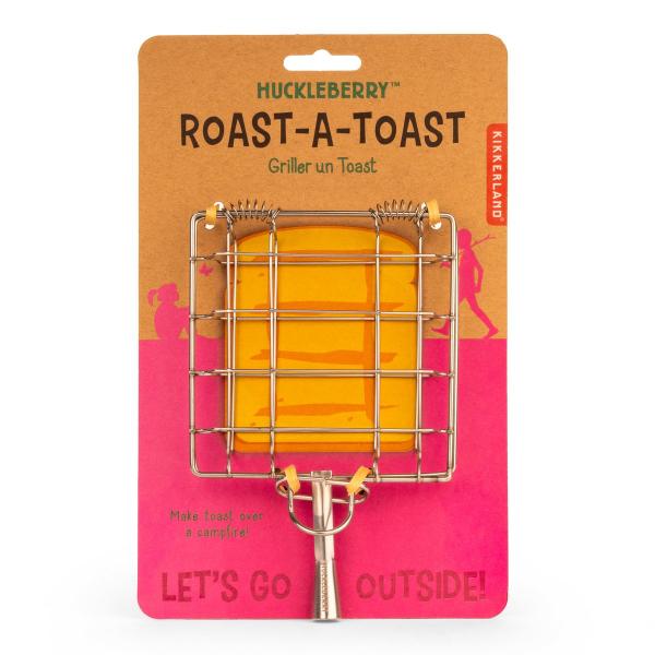 Huckleberry Kinder Camping Outdoor Toast über Feuer grillen Edelstahl 16x20x3cm
