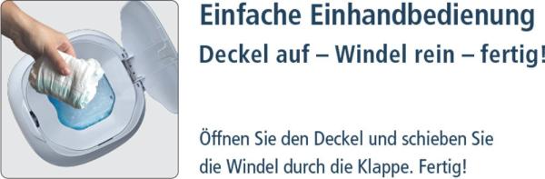 Angelcare Windeleimer Dress-Up XL Geruchsschutz inkl. 1x Nachfüllkassette weiß