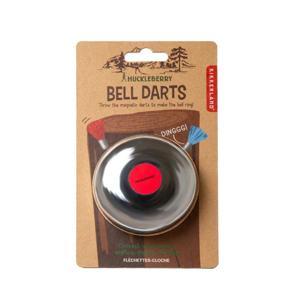 Huckleberry Kinder Dartspiel mit Glocke und magnetischen Pfeilen Bell Darts