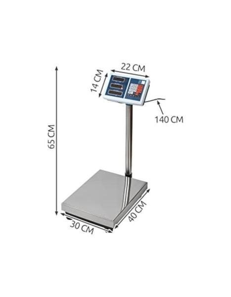 Digitale Paketwaage Industriewaage Plattformwaage Bodenwaage Lager 100kg Akku